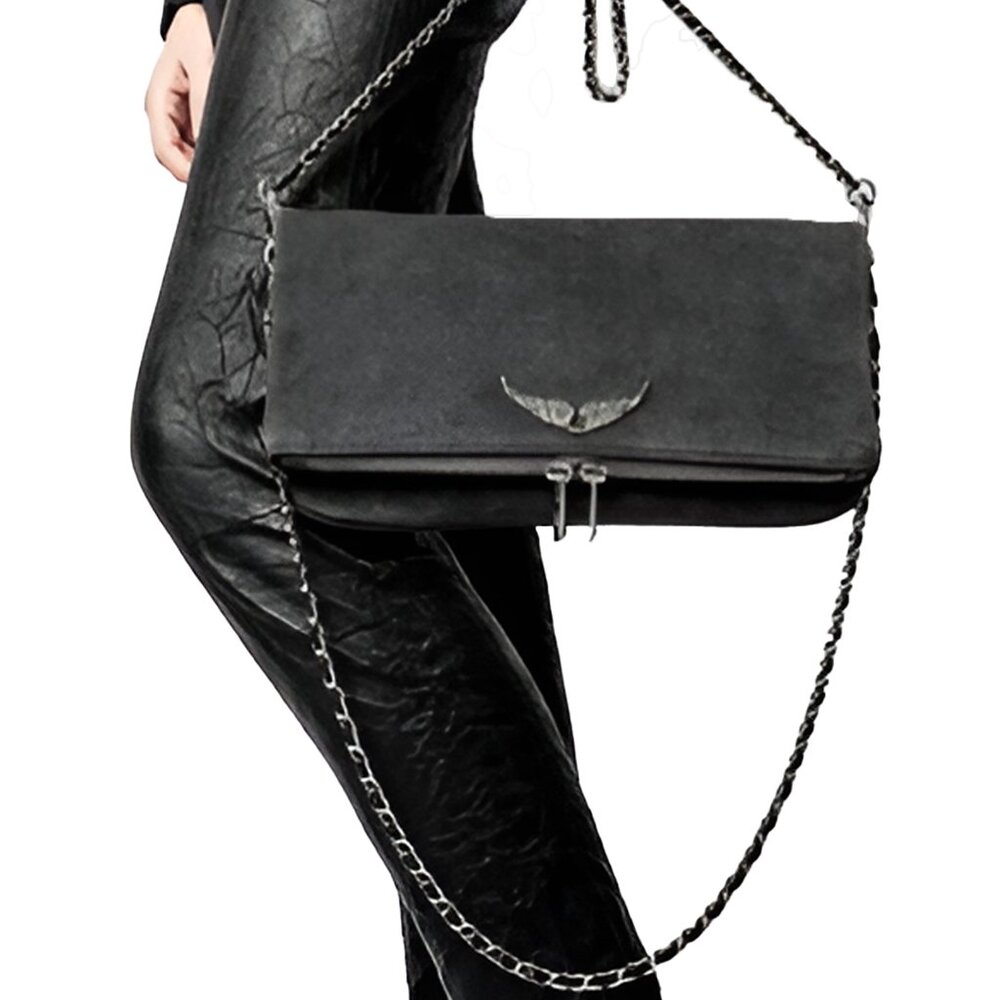 Zadig & Voltaire Women's Chain & Grained Leather Strap - Picture 6 of 6